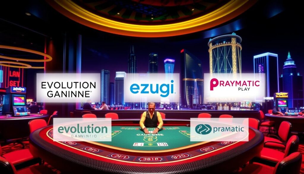 live dealer casino software providers
