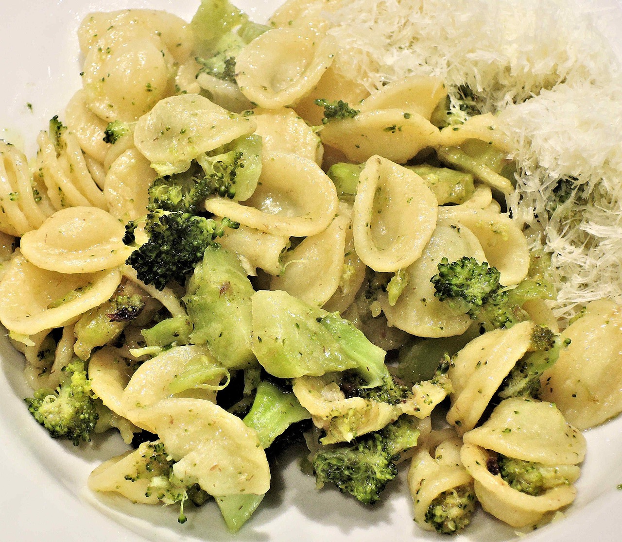 pasta, orecchiette, broccoli, anchovies, parmesan, food, pasta, orecchiette, orecchiette, orecchiette, orecchiette, orec