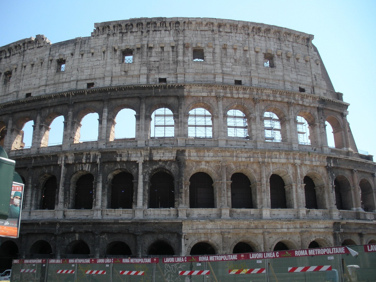 colosseum, rome, italy, architecture, landmark, tourism, ancient, famous, history, building, amphitheater, monument, rui